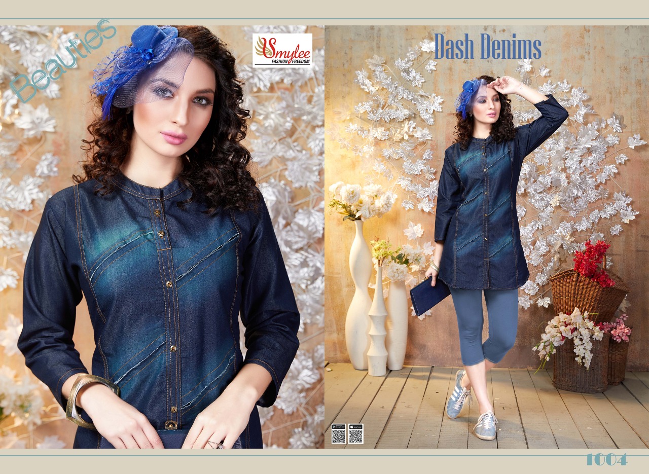 Smylee Presents Dash Denims Collection Of Heavy Denim Designer Kurtis