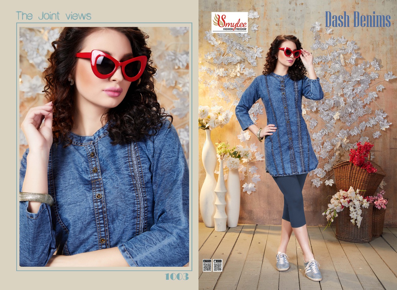 Smylee Presents Dash Denims Collection Of Heavy Denim Designer Kurtis