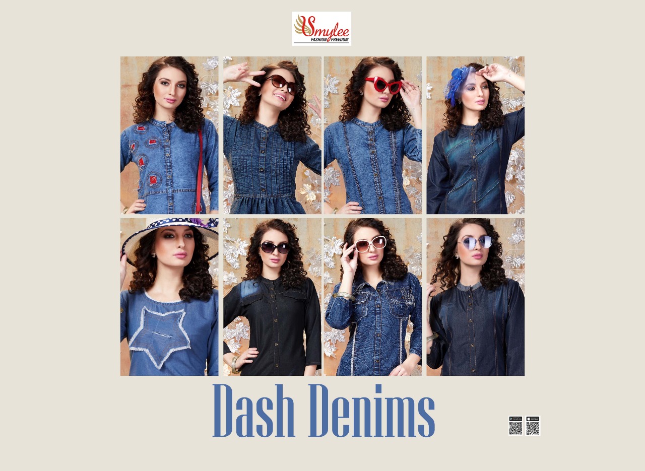Smylee Presents Dash Denims Collection Of Heavy Denim Designer Kurtis