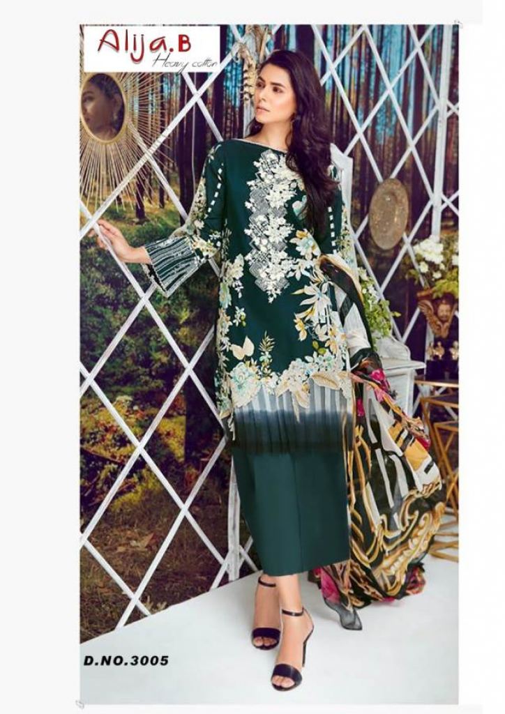 Alija B Presents Cotton Karachi Dress Material