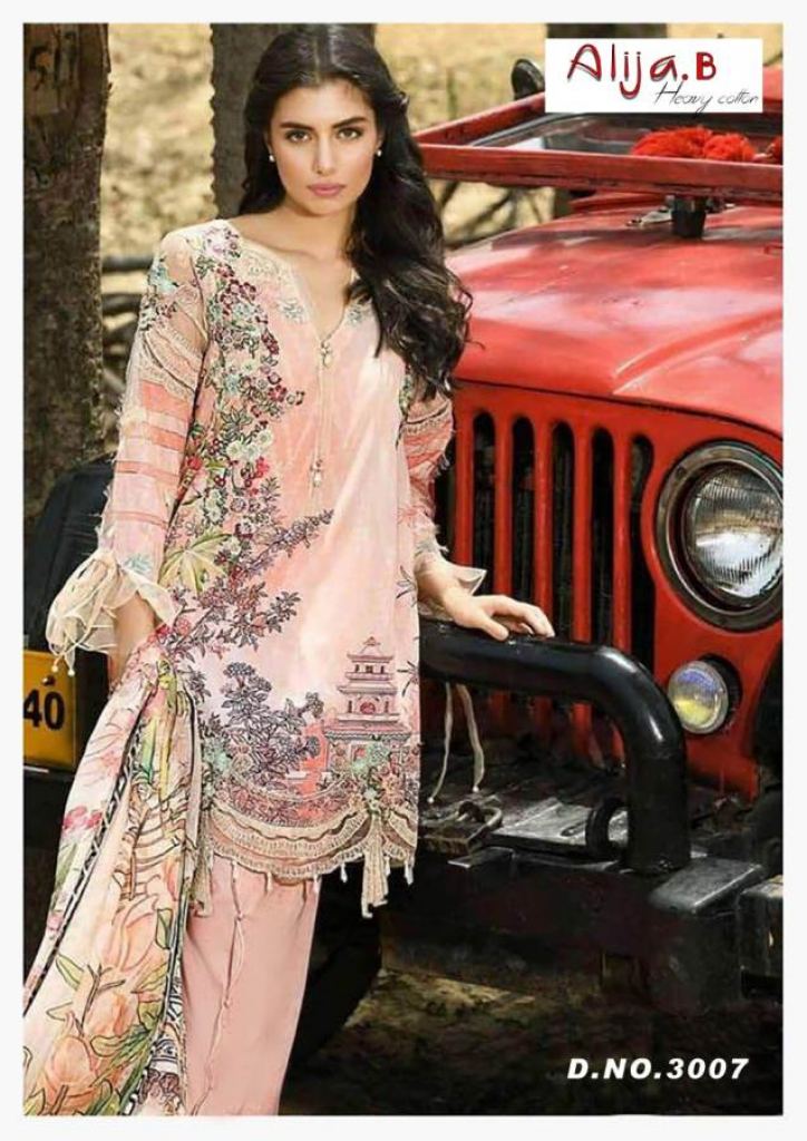 Alija B Presents Cotton Karachi Dress Material