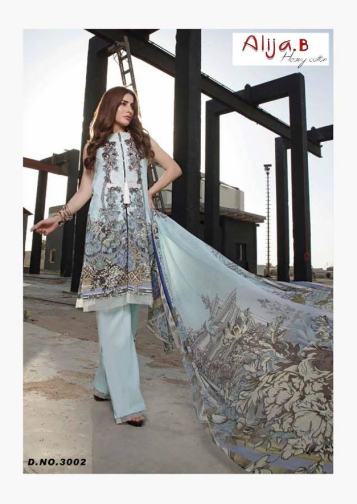 Alija B Presents Cotton Karachi Dress Material