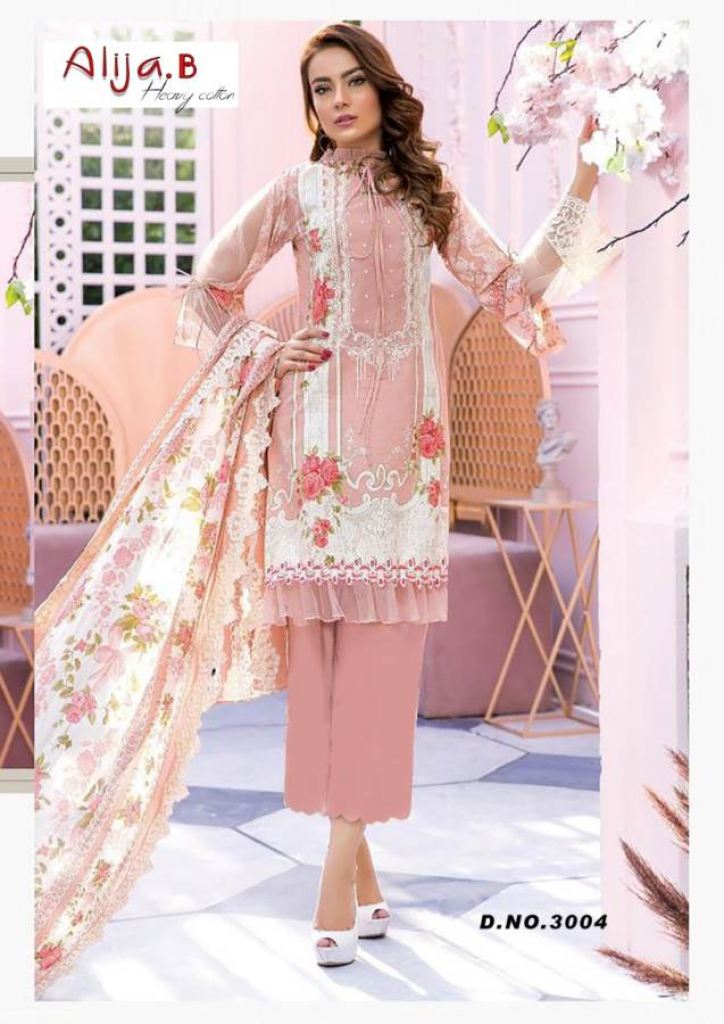 Alija B Presents Cotton Karachi Dress Material