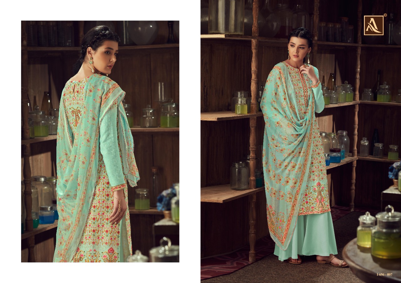 Alok Presents Mythilli Designer Dress Material