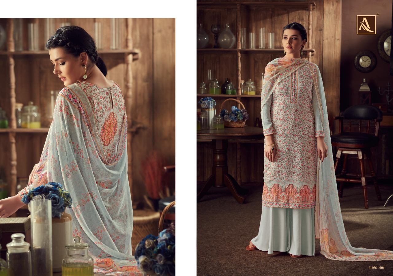 Alok Presents Mythilli Designer Dress Material