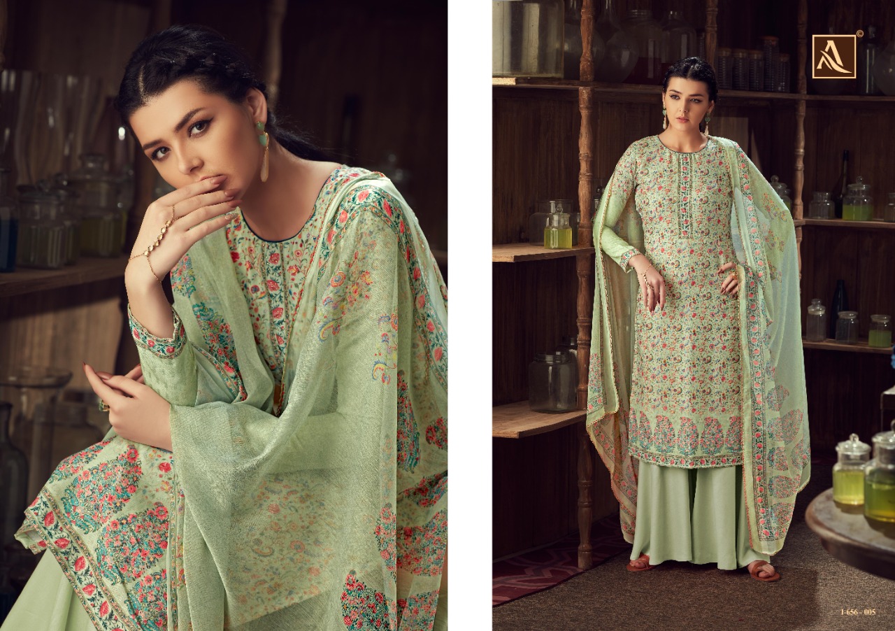 Alok Presents Mythilli Designer Dress Material