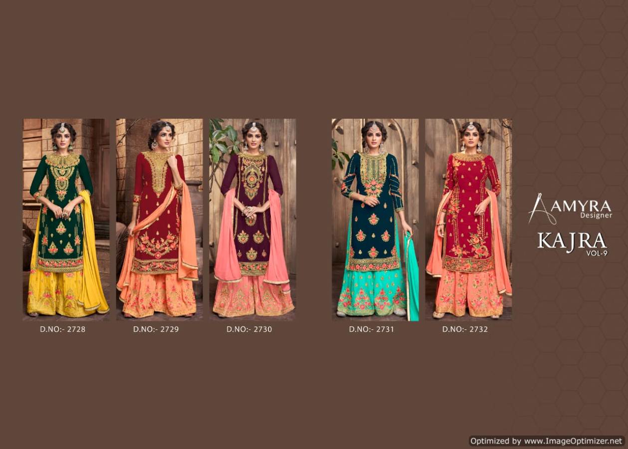 Amyra Presents Kajra Vol  9 Designer Salwar Suits