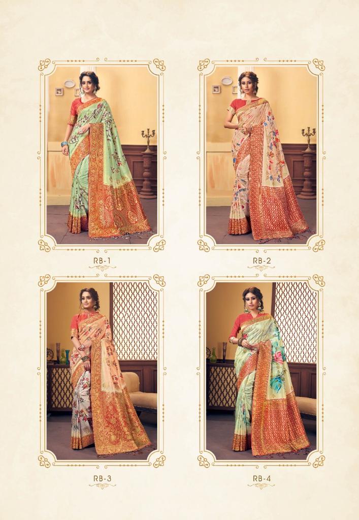 Apple Presents Ruby Maya Heavy Silk Digital Printed Saree Collection