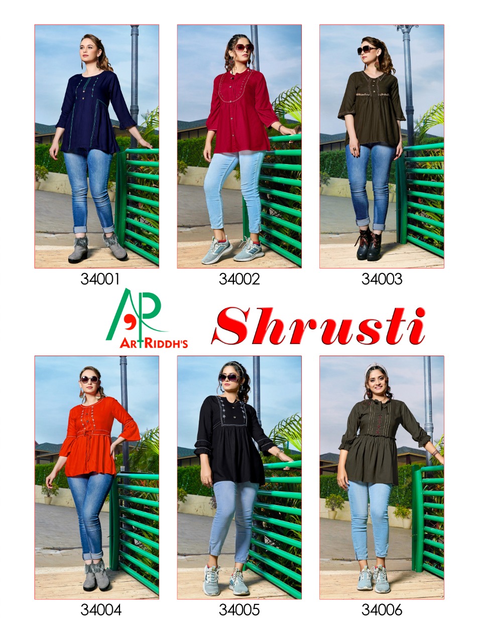 Art Riddhs Presents Shrusti Fancy Short Tops