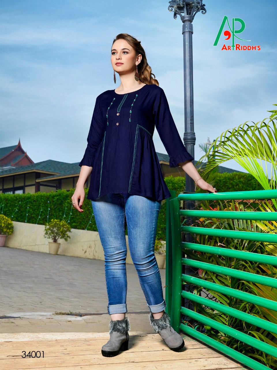 Art Riddhs Presents Shrusti Fancy Short Tops