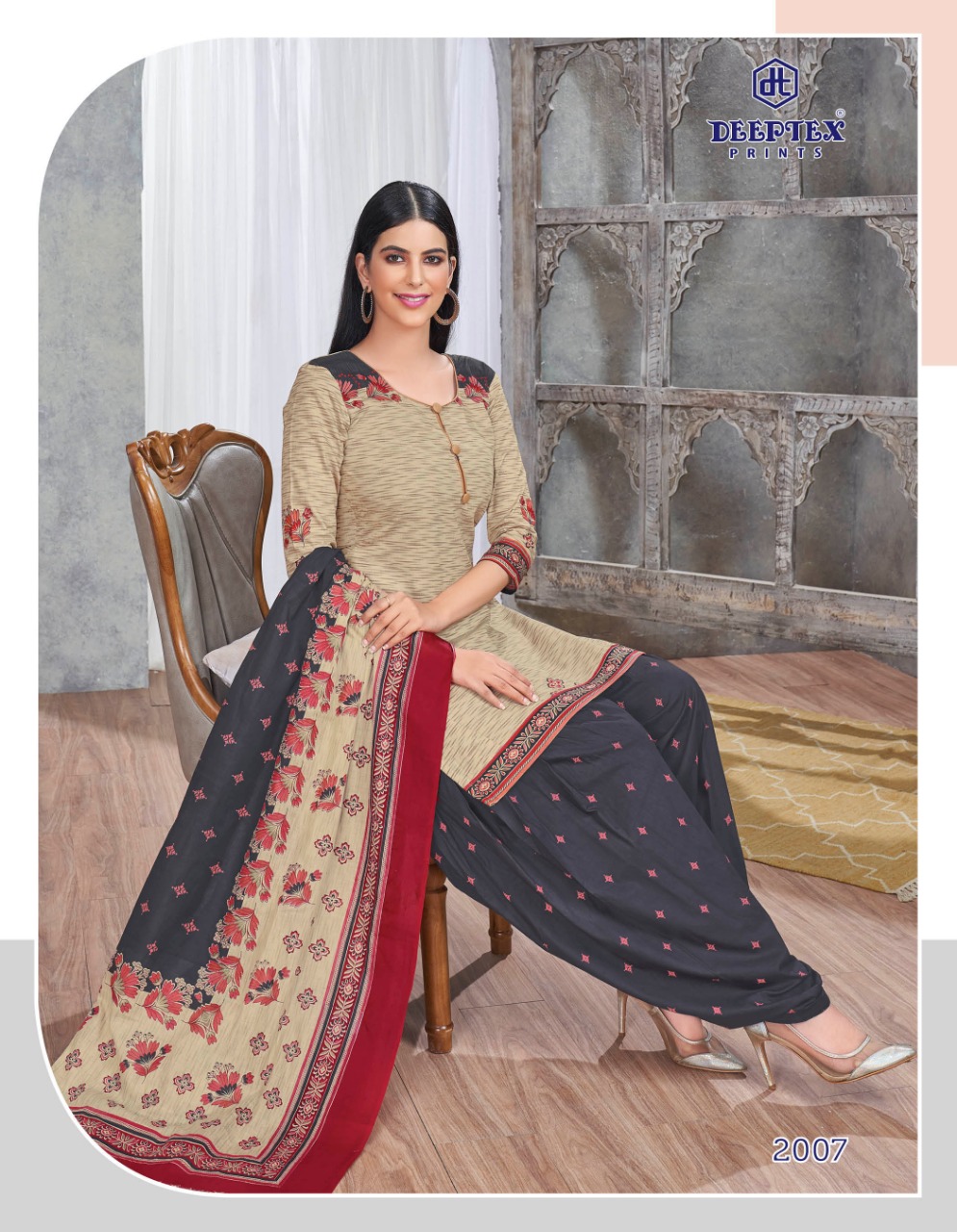 Deeptex Presents Anushka 2 Pure Cotton Printed Dress Material