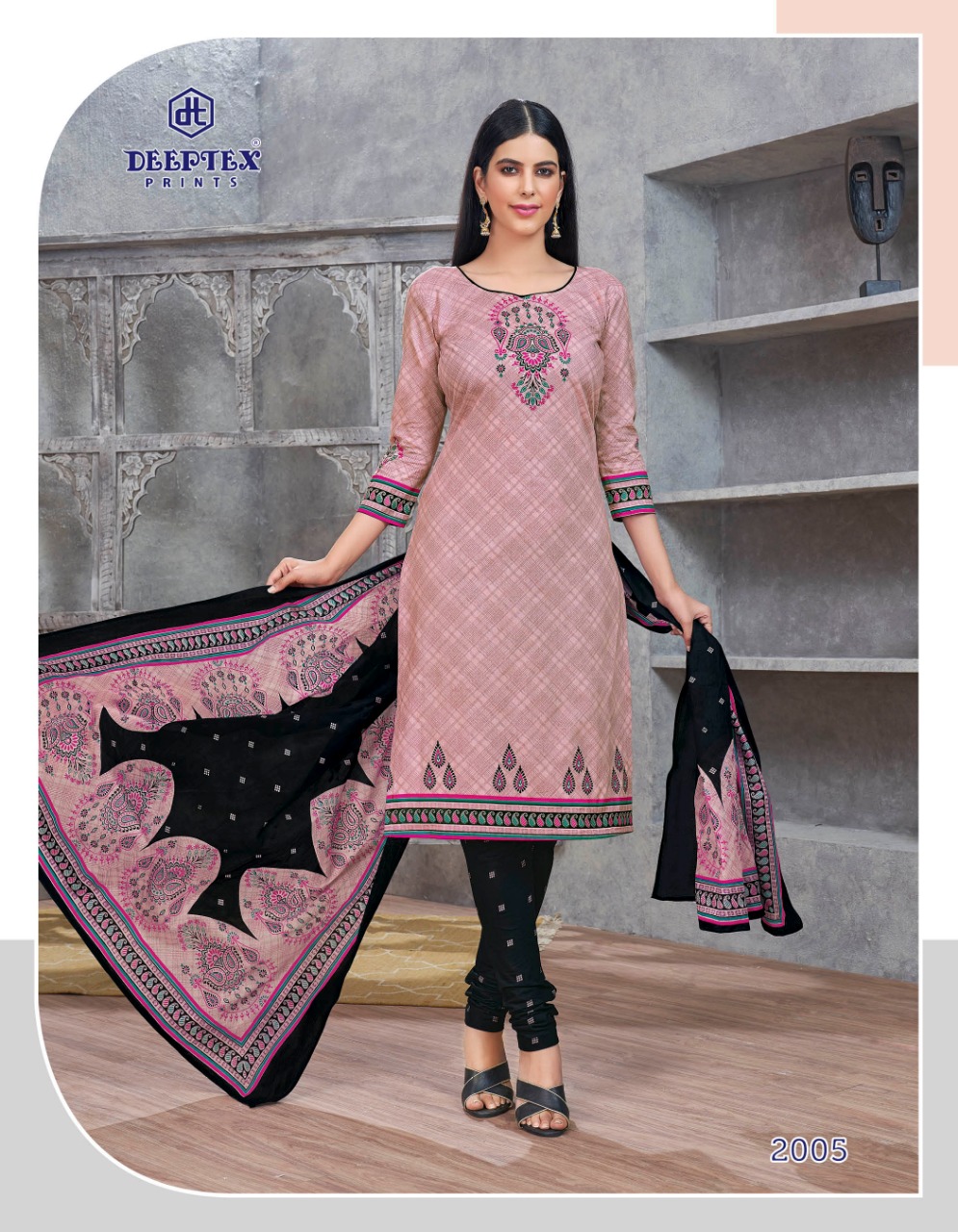Deeptex Presents Anushka 2 Pure Cotton Printed Dress Material