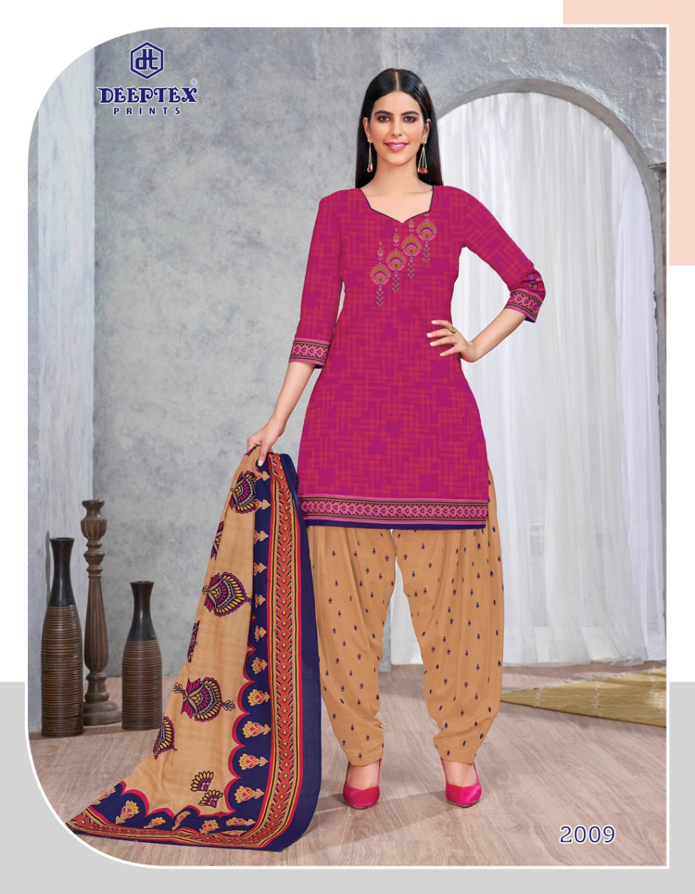 Deeptex Presents Anushka 2 Pure Cotton Printed Dress Material