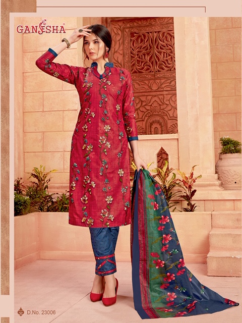 Ganesha Print  Vol 23 Printed Dress Material