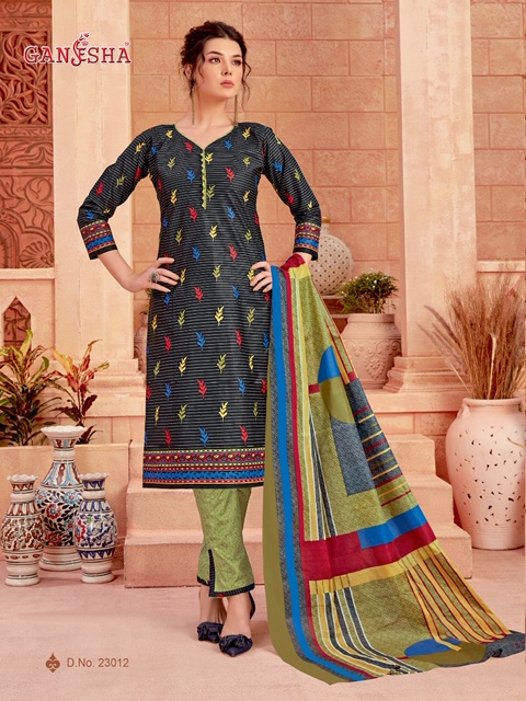 Ganesha Print  Vol 23 Printed Dress Material