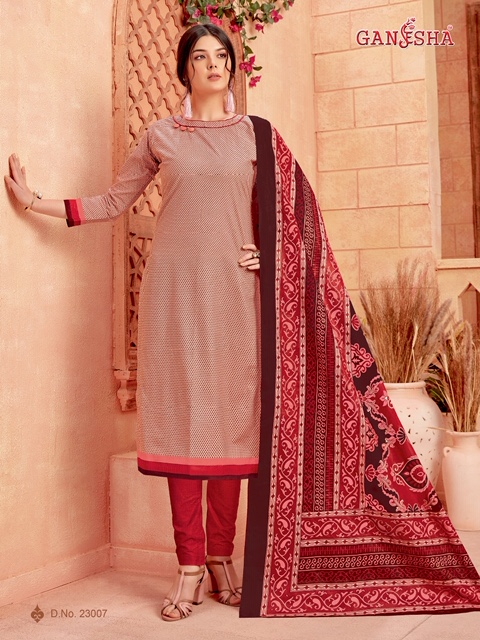 Ganesha Print  Vol 23 Printed Dress Material