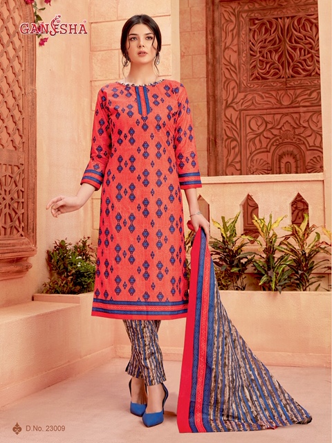 Ganesha Print  Vol 23 Printed Dress Material