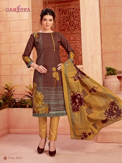 Ganesha Print  Vol 23 Printed Dress Material