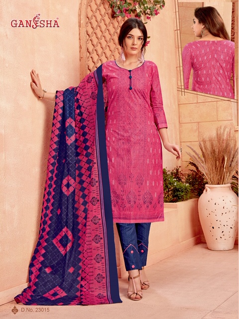 Ganesha Print  Vol 23 Printed Dress Material