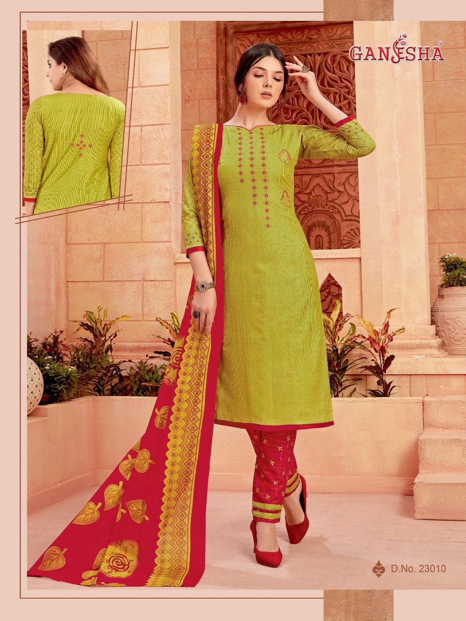 Ganesha Print  Vol 23 Printed Dress Material