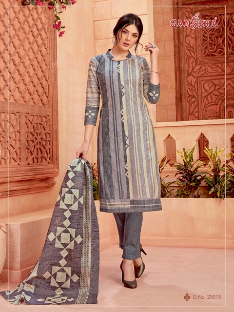Ganesha Print  Vol 23 Printed Dress Material