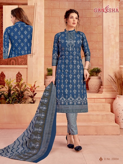Ganesha Print  Vol 23 Printed Dress Material