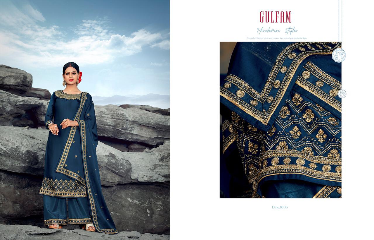 Gulfam 1001 Series Embroidered Salwar Suits