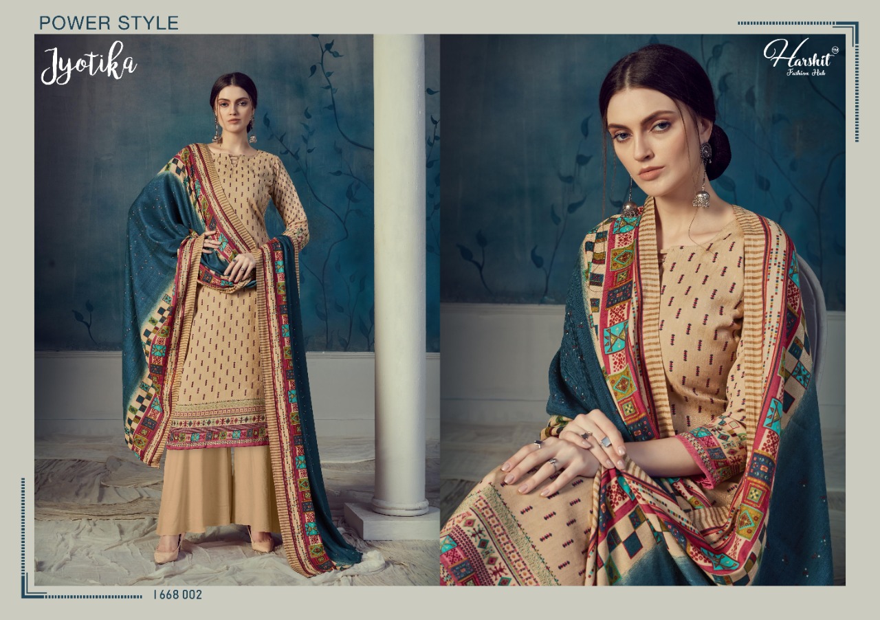 Harshit Presents Jyotika Designer Dress Material