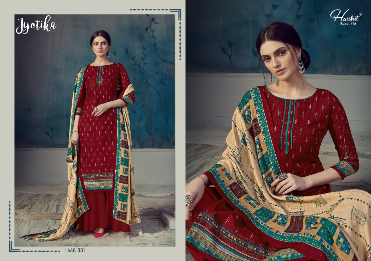 Harshit Presents Jyotika Designer Dress Material