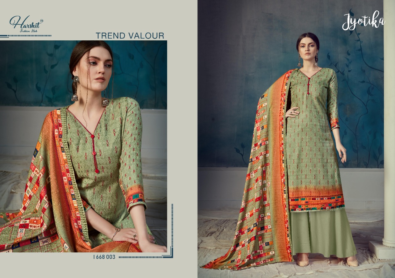 Harshit Presents Jyotika Designer Dress Material