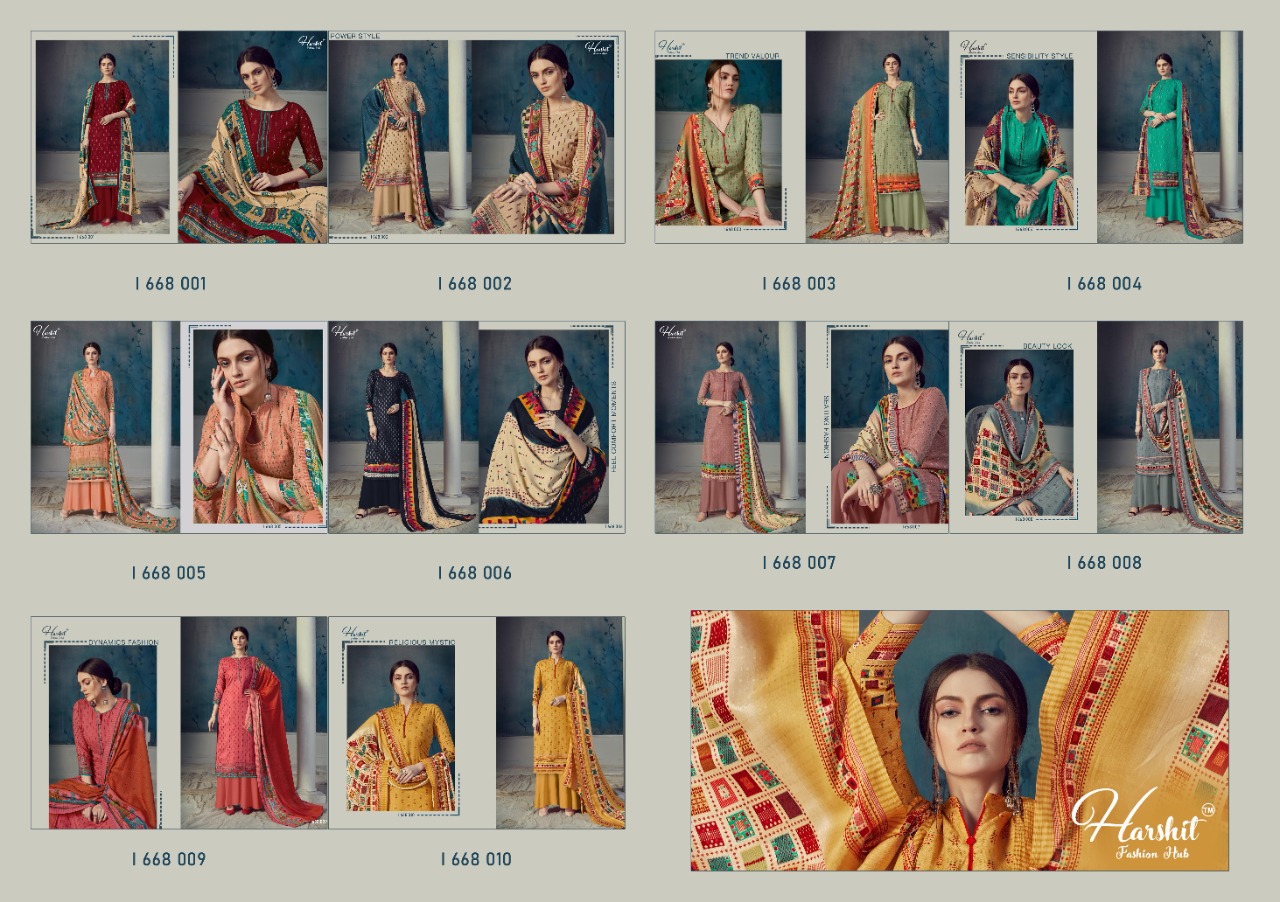 Harshit Presents Jyotika Designer Dress Material