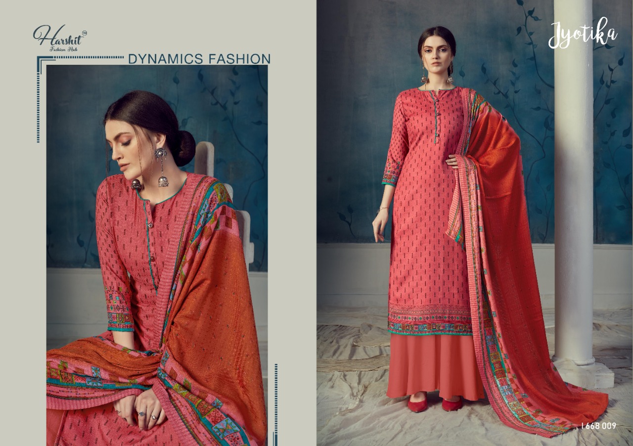 Harshit Presents Jyotika Designer Dress Material