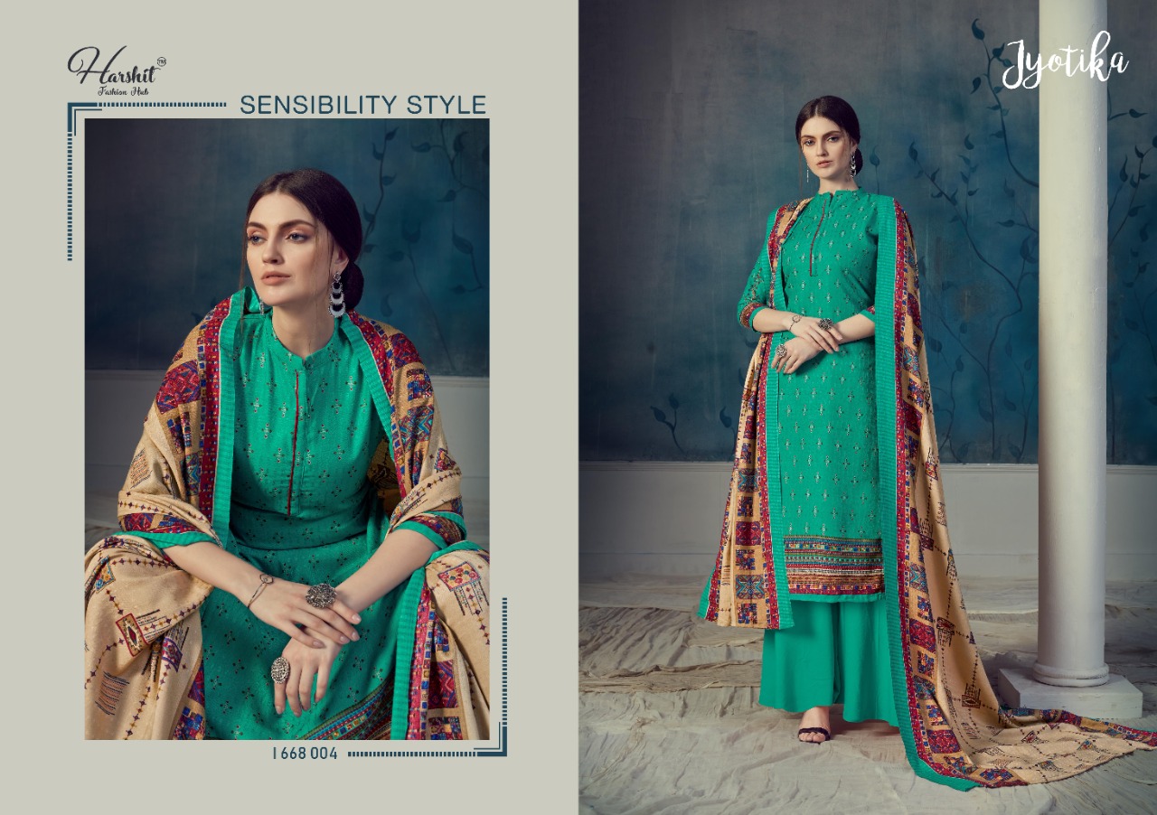 Harshit Presents Jyotika Designer Dress Material
