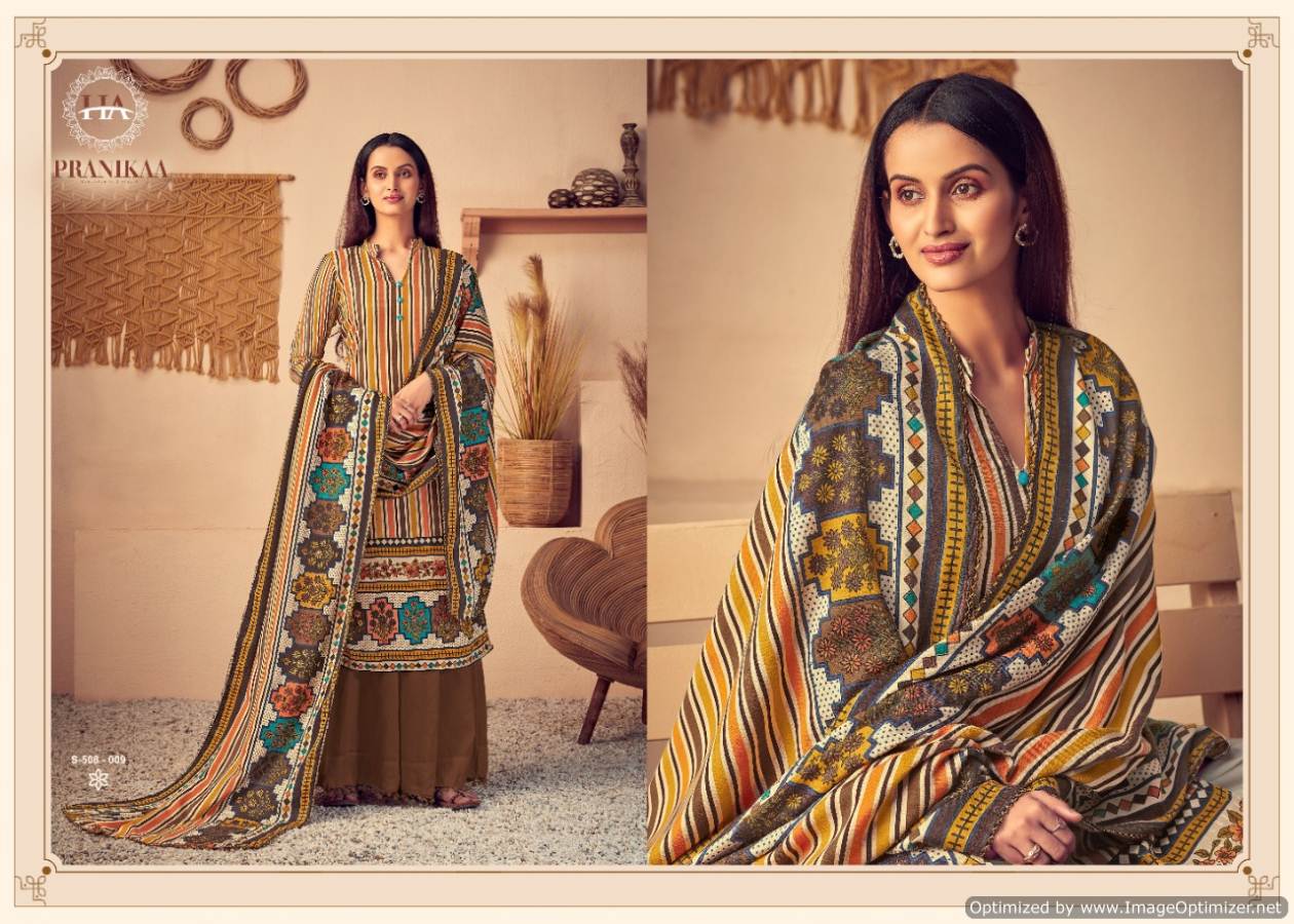 Harshit Presents  Pranikaa  Dress Material