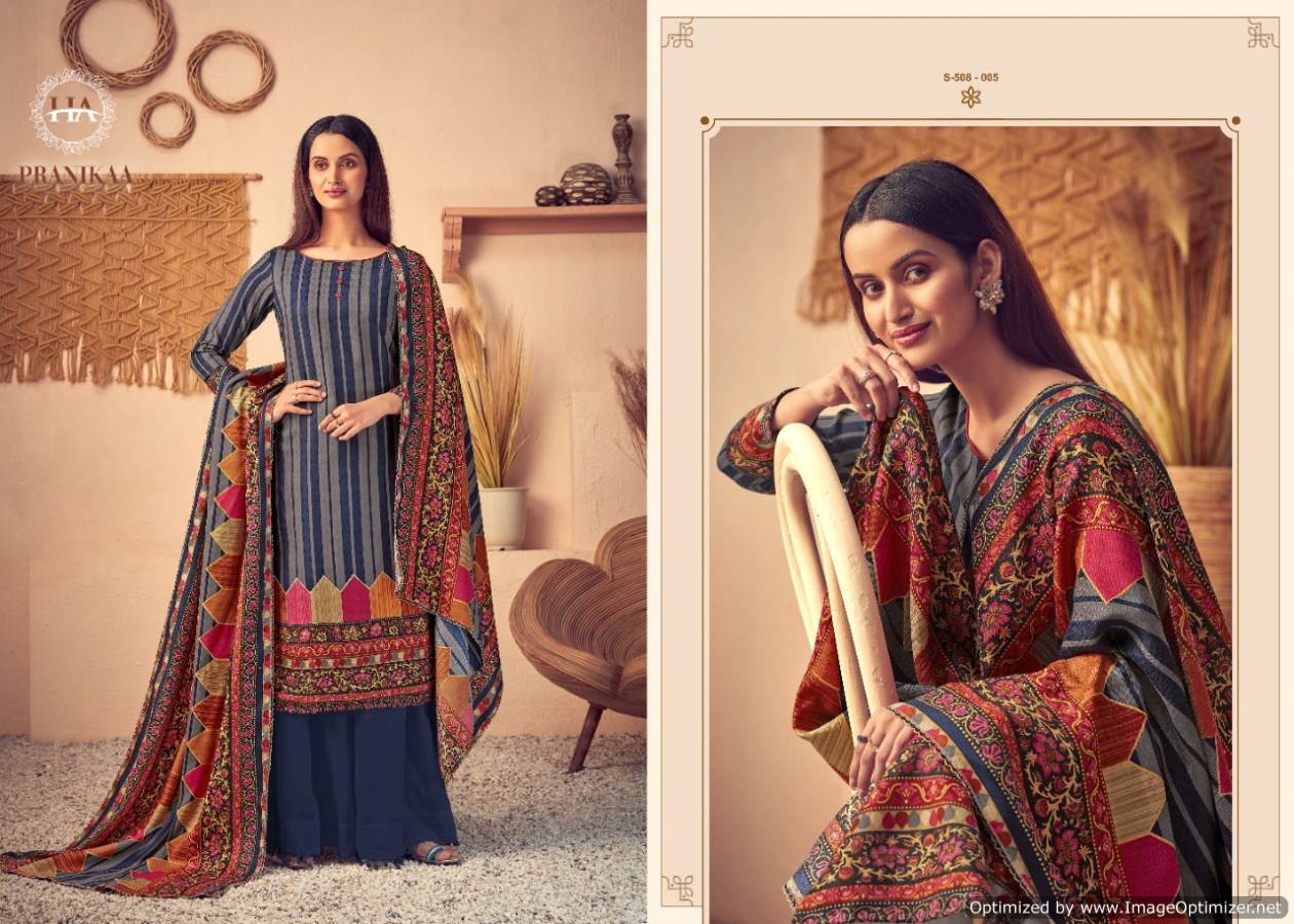 Harshit Presents  Pranikaa  Dress Material