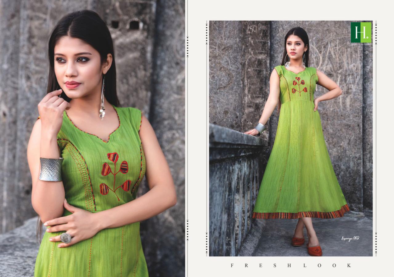 Hirwa Presents Kesariya Vol 3 Stylish Kurti Collection
