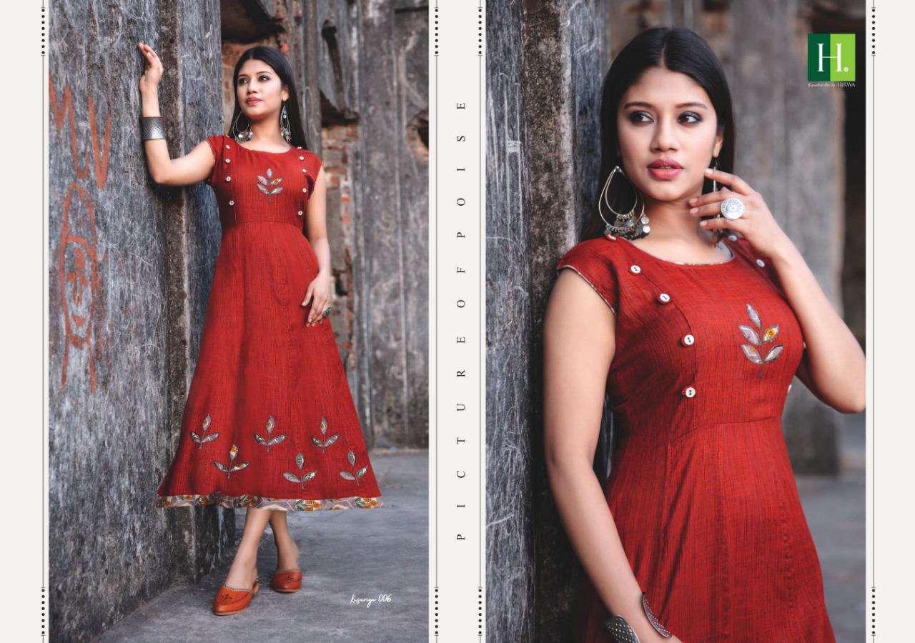 Hirwa Presents Kesariya Vol 3 Stylish Kurti Collection