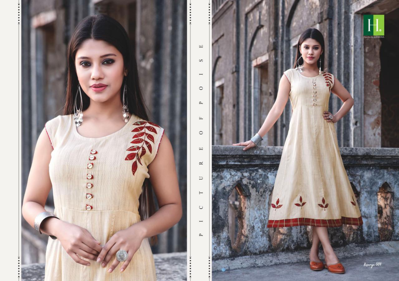 Hirwa Presents Kesariya Vol 3 Stylish Kurti Collection