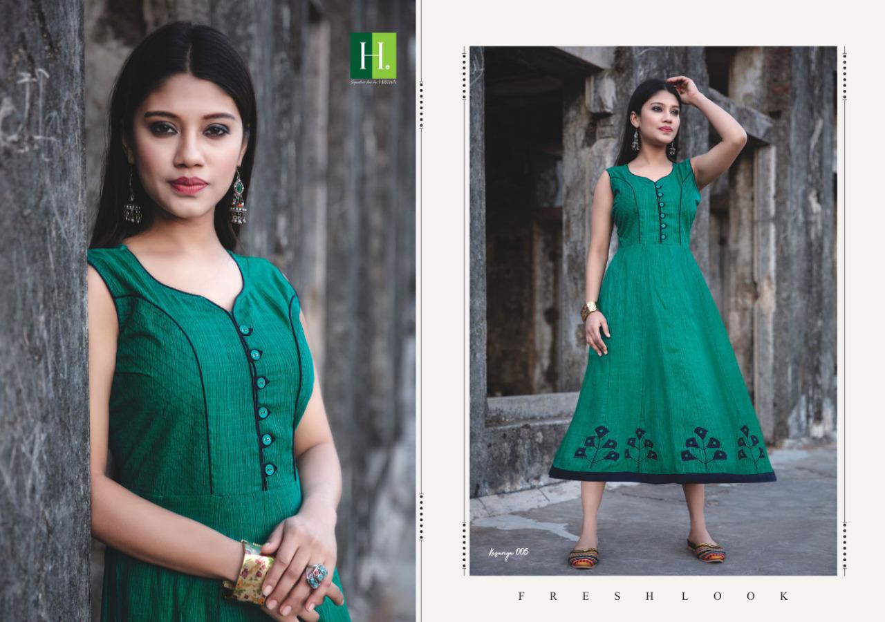 Hirwa Presents Kesariya Vol 3 Stylish Kurti Collection