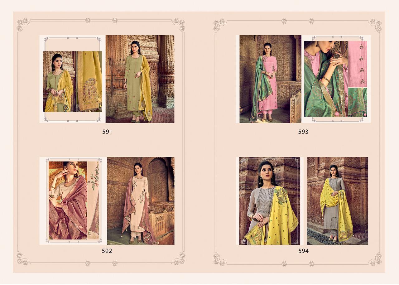 Ibiza Presents Minakari  Designer Dress Material