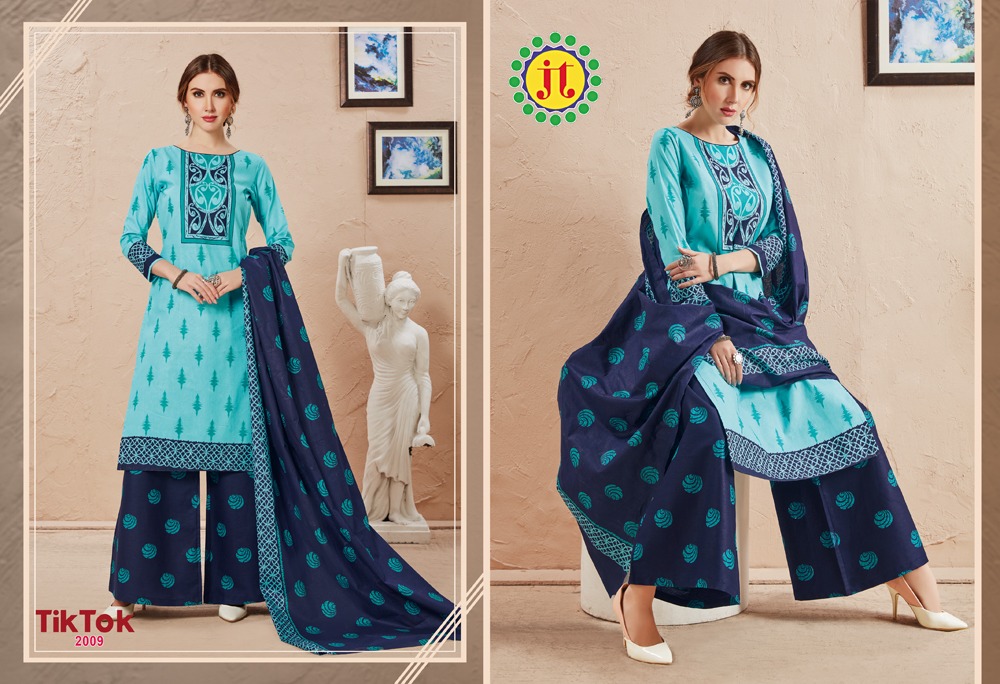 Jt Presents  Tiktok Vol 2  Printed Dress Material