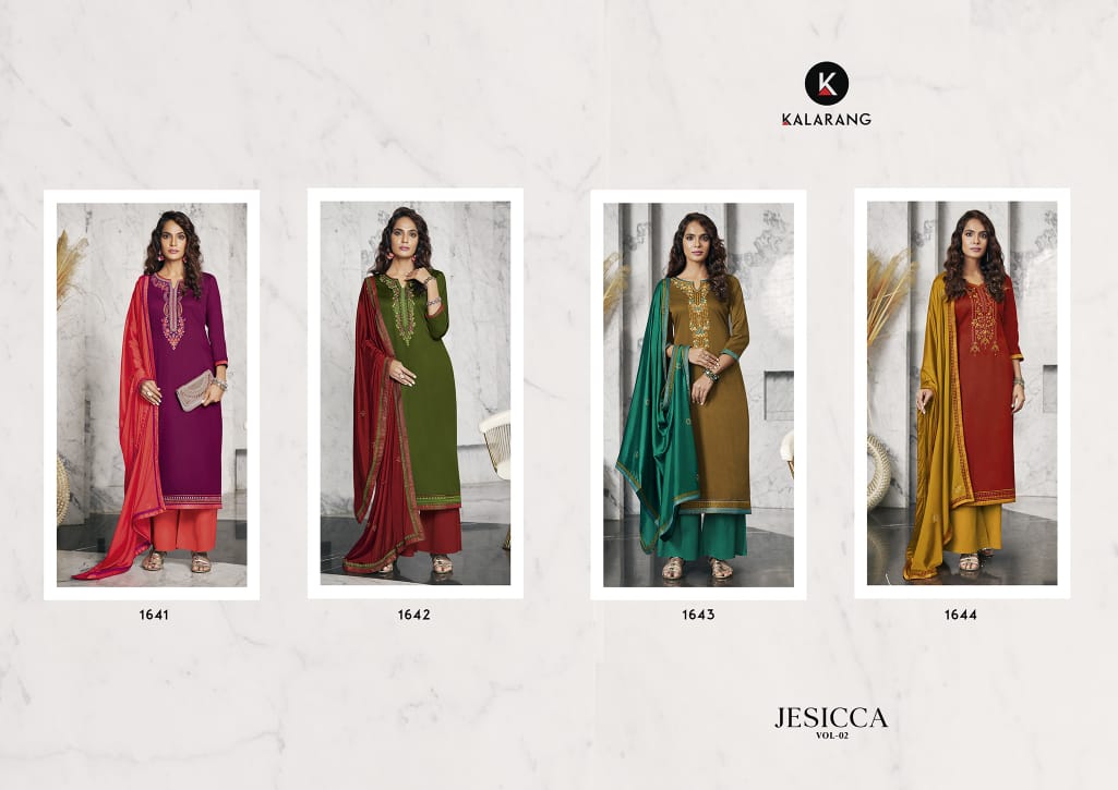Kalarang Presents Jessica Vol 2 Designer Dress Material