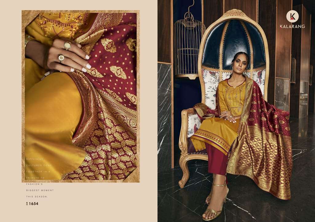 Kalarang Presents  Malvika  Vol 3  Designer Dress Material