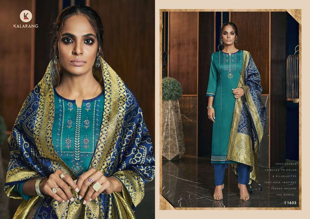 Kalarang Presents  Malvika  Vol 3  Designer Dress Material