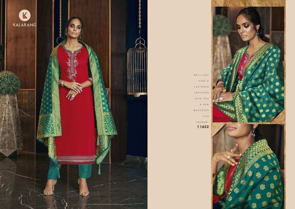 Kalarang Presents  Malvika  Vol 3  Designer Dress Material