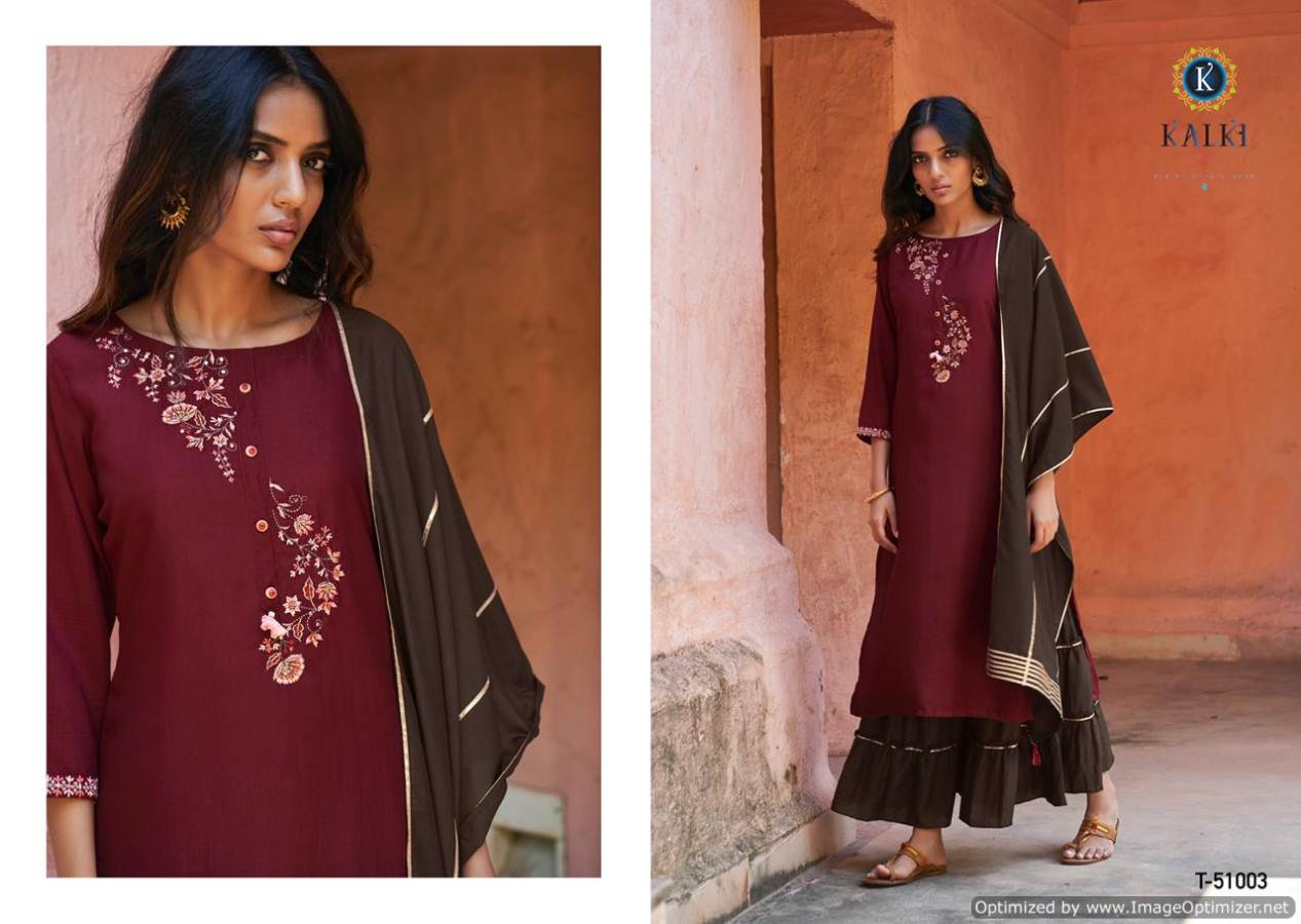 Kalki  Presents Mirrow Plus  Classy Look Ready Made Collection