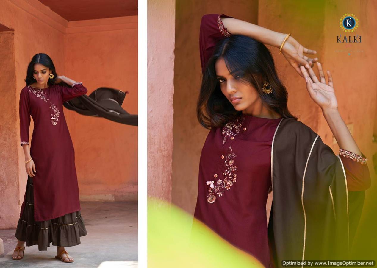 Kalki  Presents Mirrow Plus  Classy Look Ready Made Collection