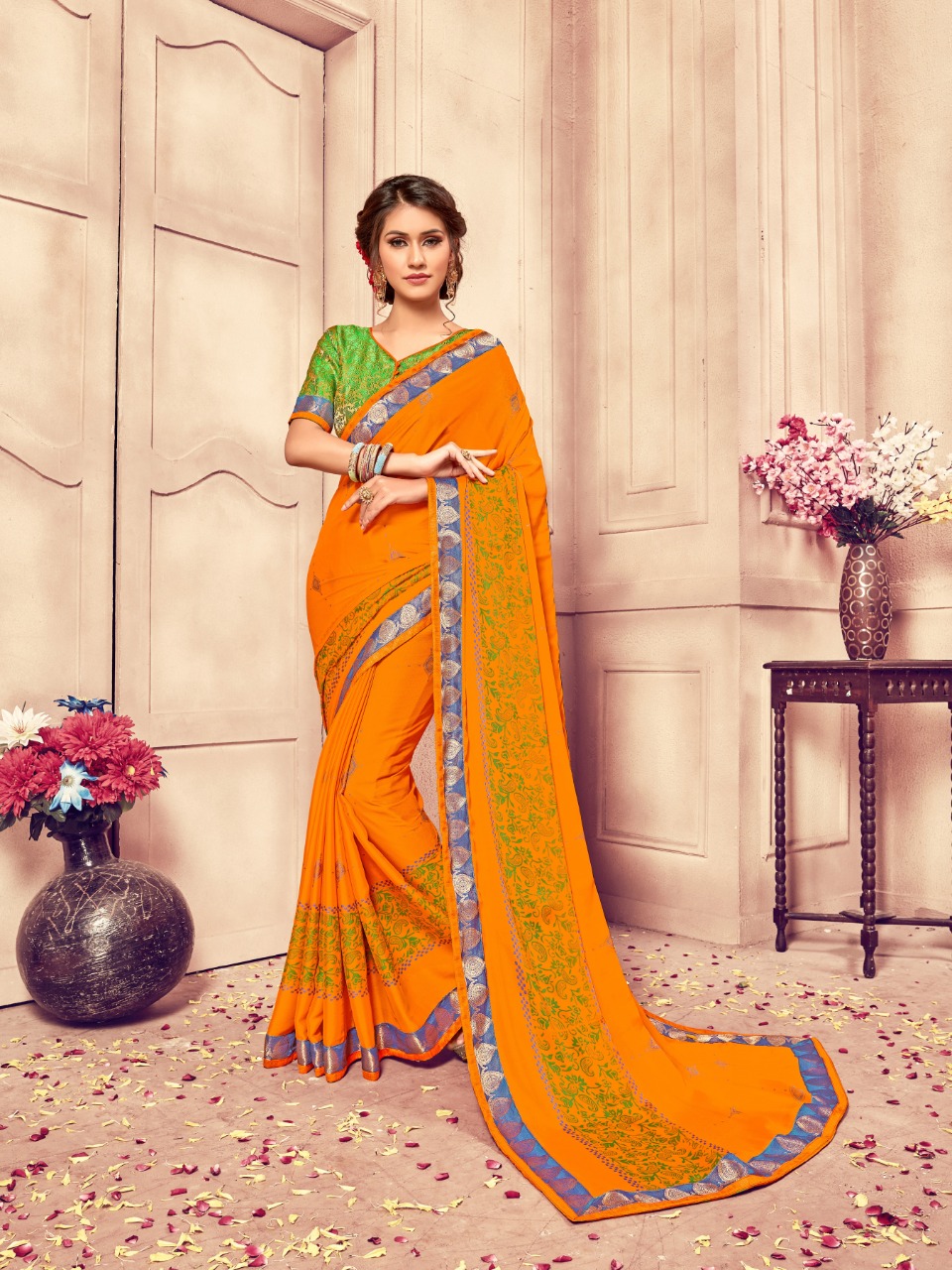 Kashish Printed Casual Wear Saree Collection