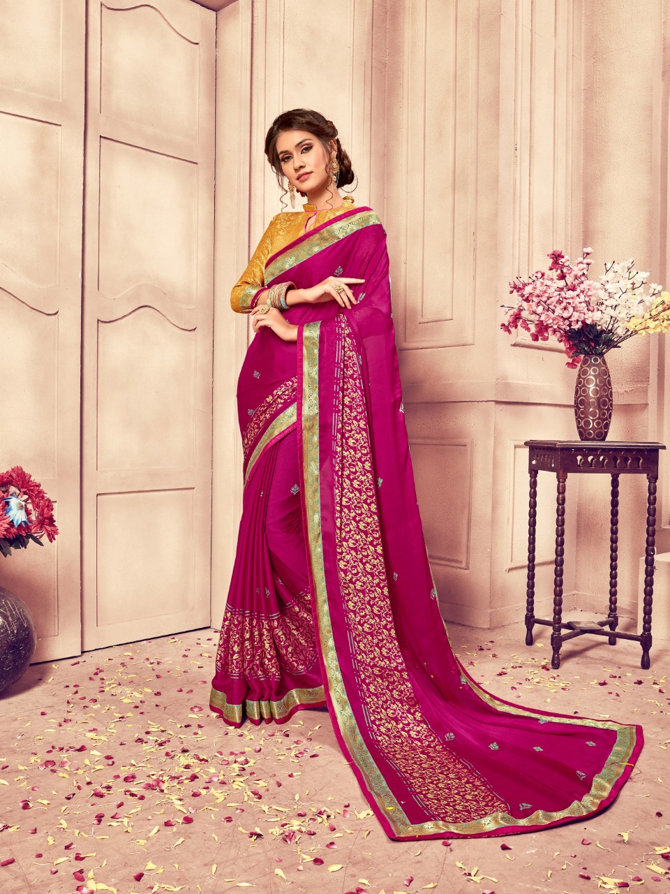 Kashish Printed Casual Wear Saree Collection