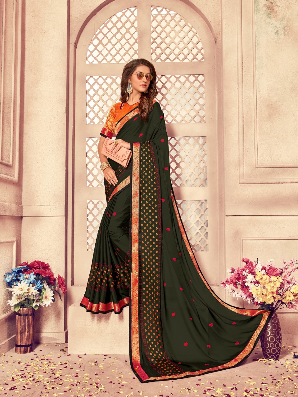 Kashish Printed Casual Wear Saree Collection